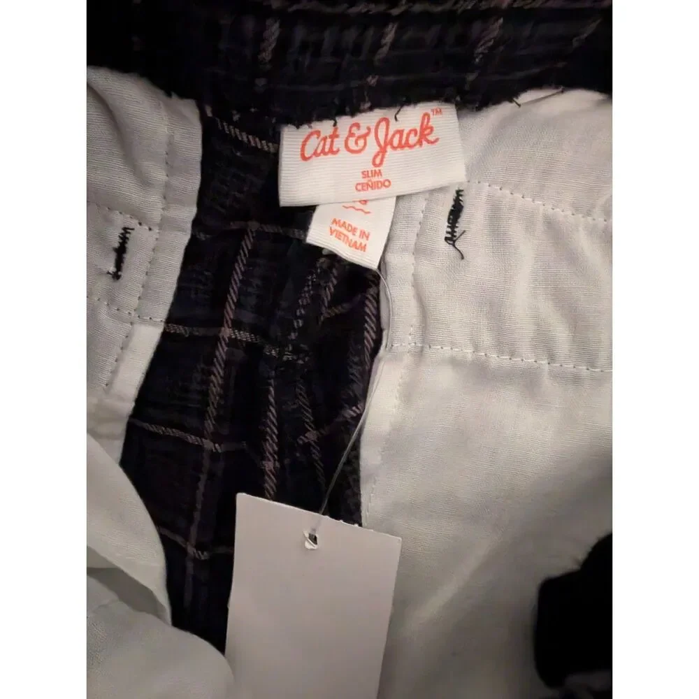 Boy's Cat & Jack Plaid Suit Size 16 NWOT